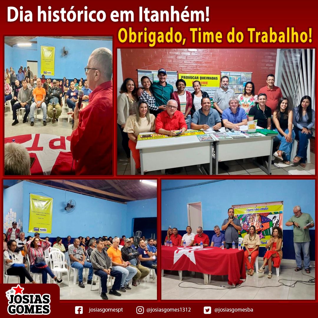 Time Do Trabalho Unido Em Itanhém: Mais Bahia & Mais Brasil
