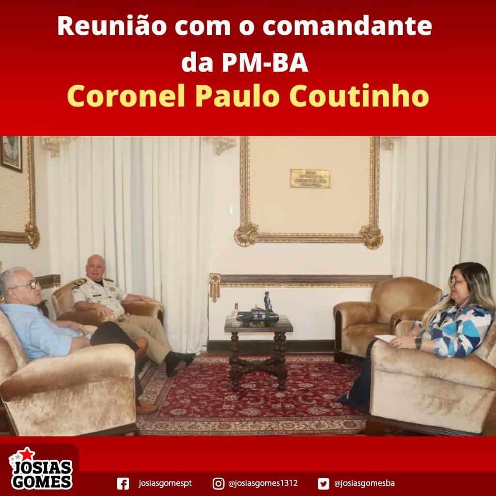 Encontro Com O Comandante Da PMBA, Coronel Paulo Coutinho