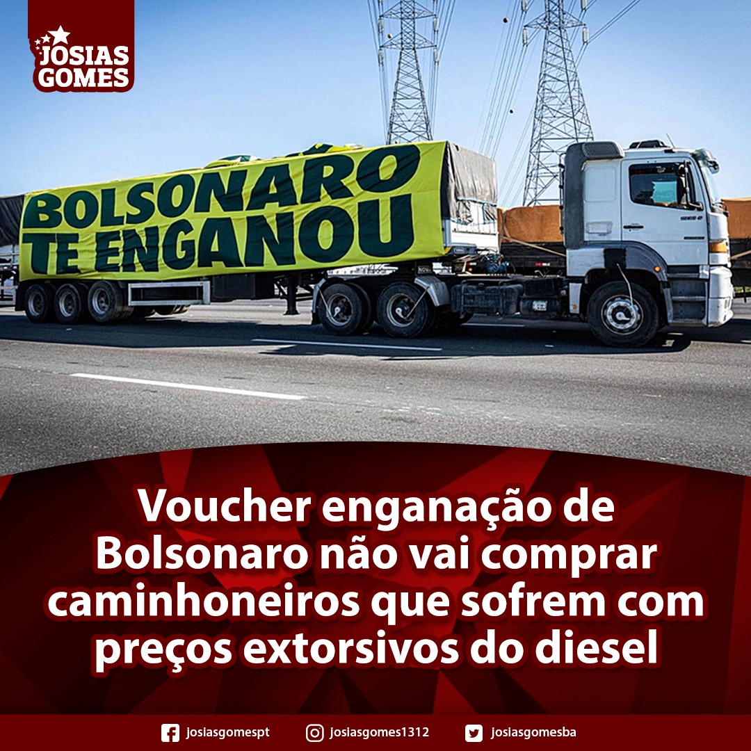 Bolsonaro Quer Comprar Os Caminhoneiros Com Voucher Enganação!
