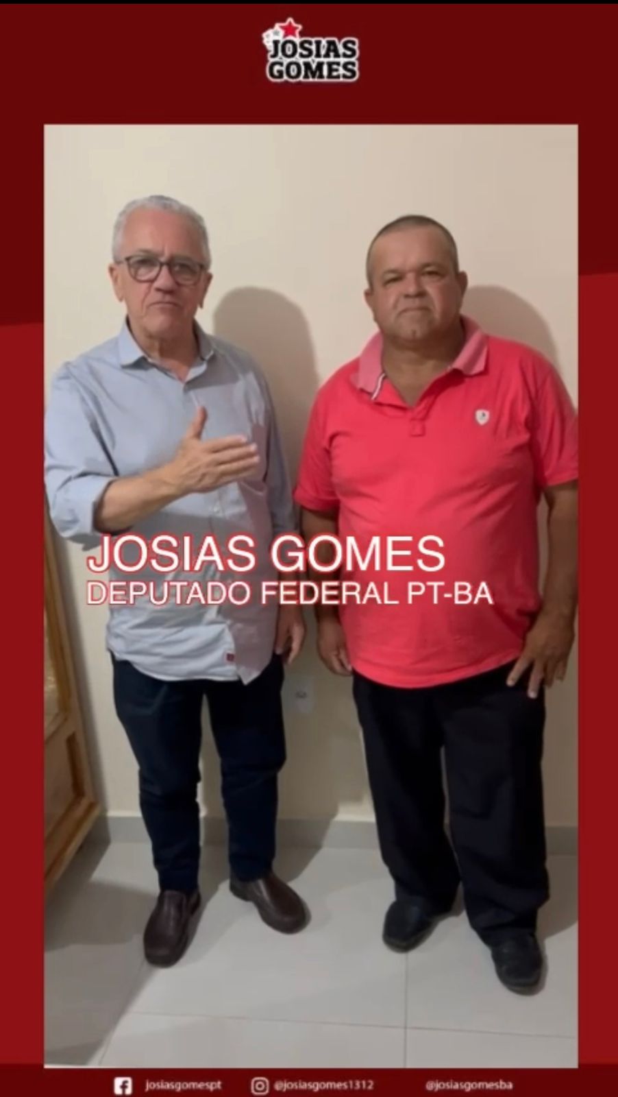 Josias Gomes E Milso Tirambaço. Unidos Por Lajedão