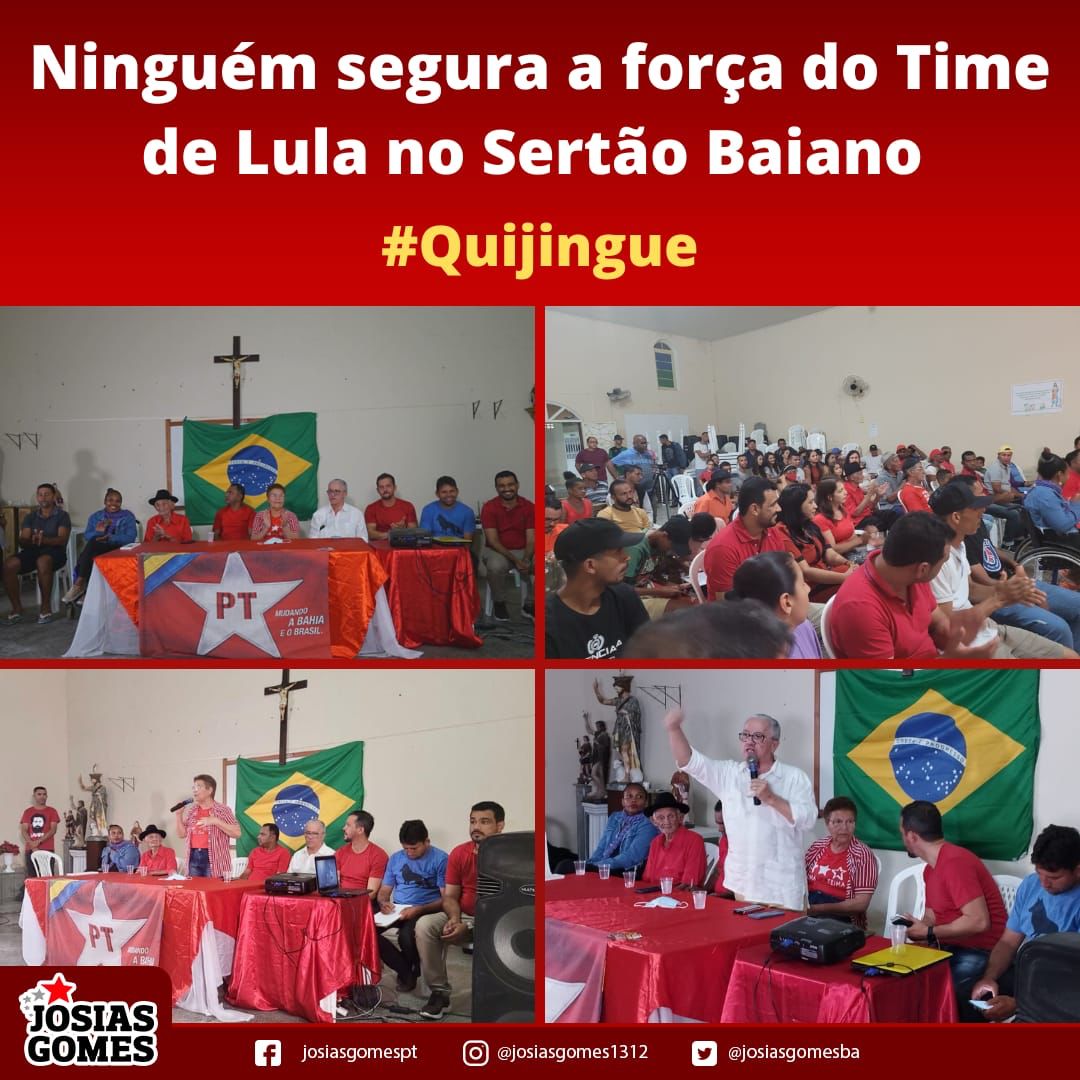 Time De Lula, Josias E Fátima Nunes Em Quijngue