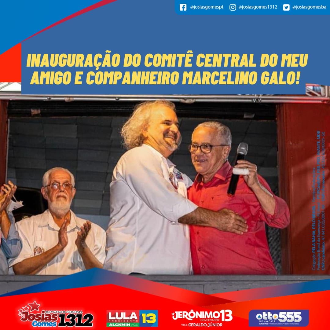 Inauguração Do Comitê Central De Marcelino Galo
