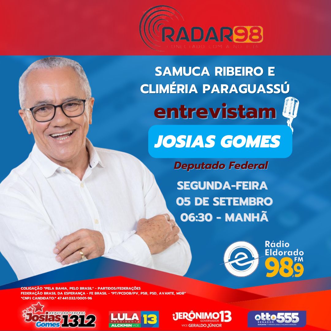 Entrevista Com Josias Gomes Na Rádio Eldorado FM