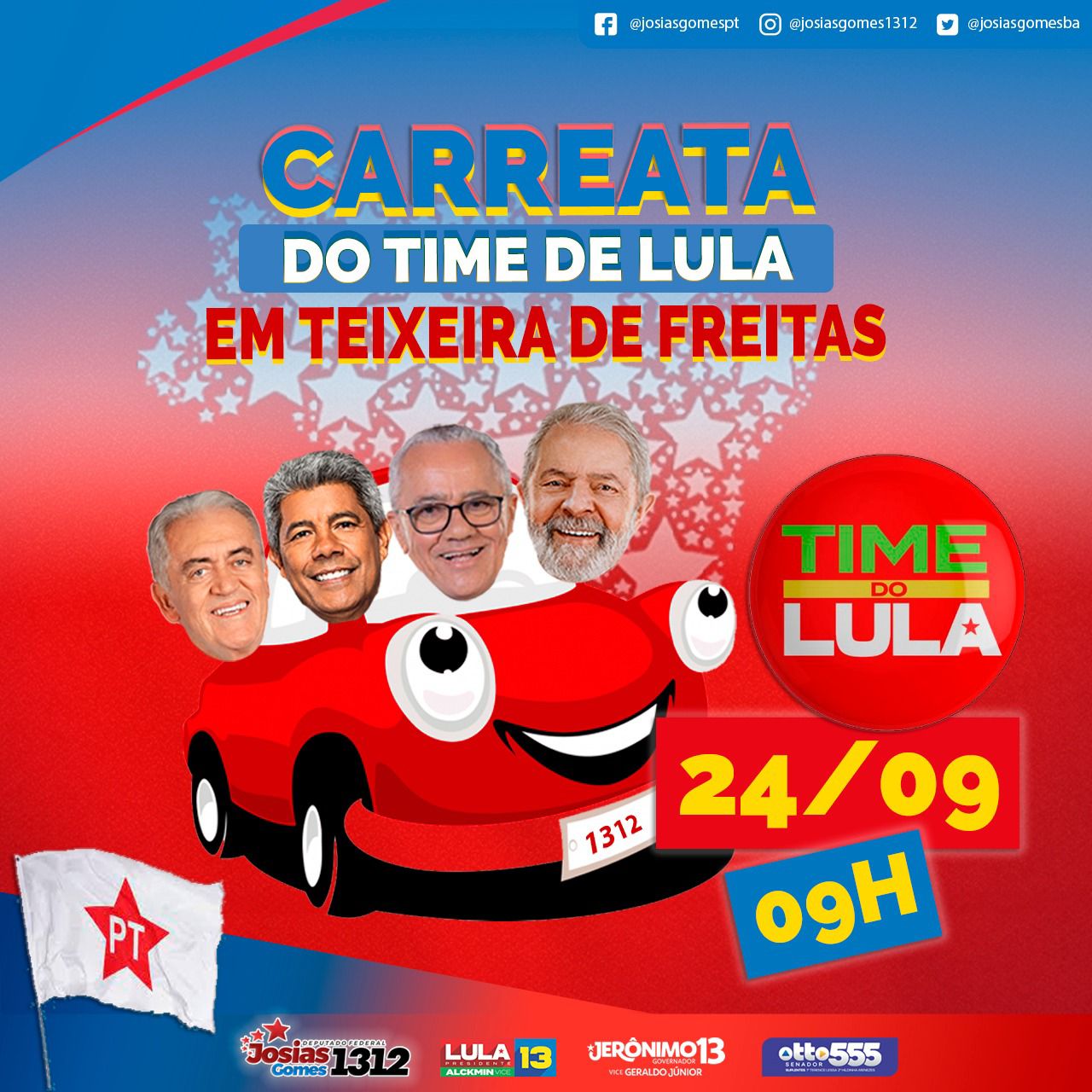 Carreata Do Time De Lula Em Teixeira De Freitas
