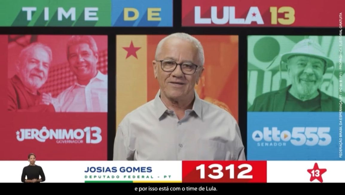 Vote Josias Gomes Deputado Federal 1312
