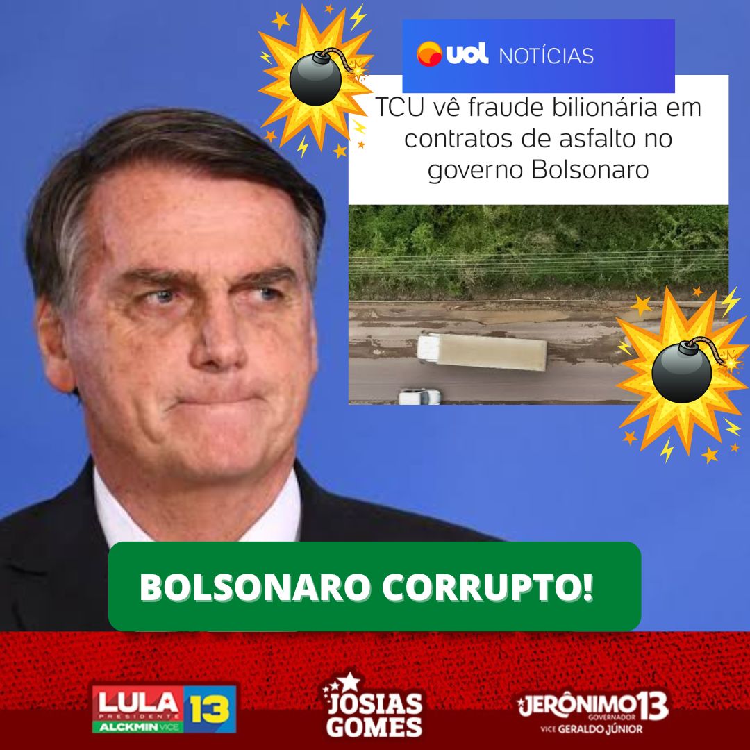 É Lula Presidente Pra Acabar Com A Corrupção De Bolsonaro!