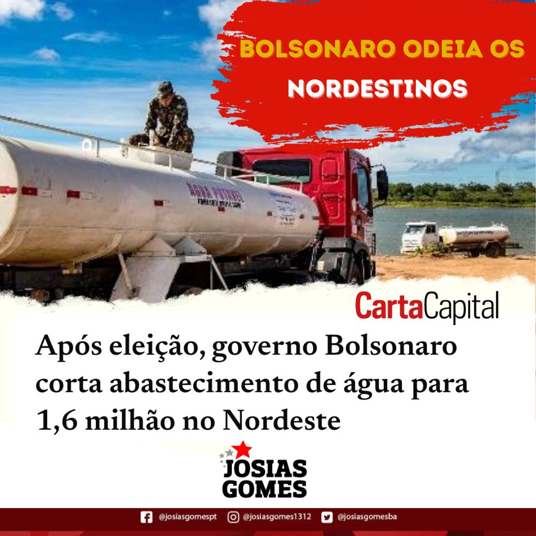 Bolsonaro Corta Ação Carro-Pipa No Nordeste