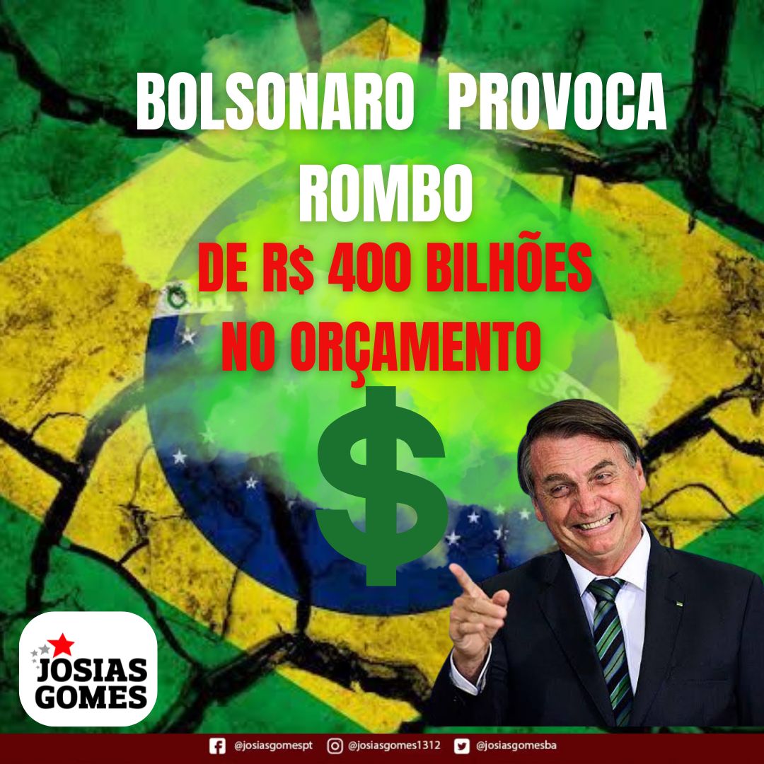 Bolsonaro Saqueou Os Cofres Públicos!