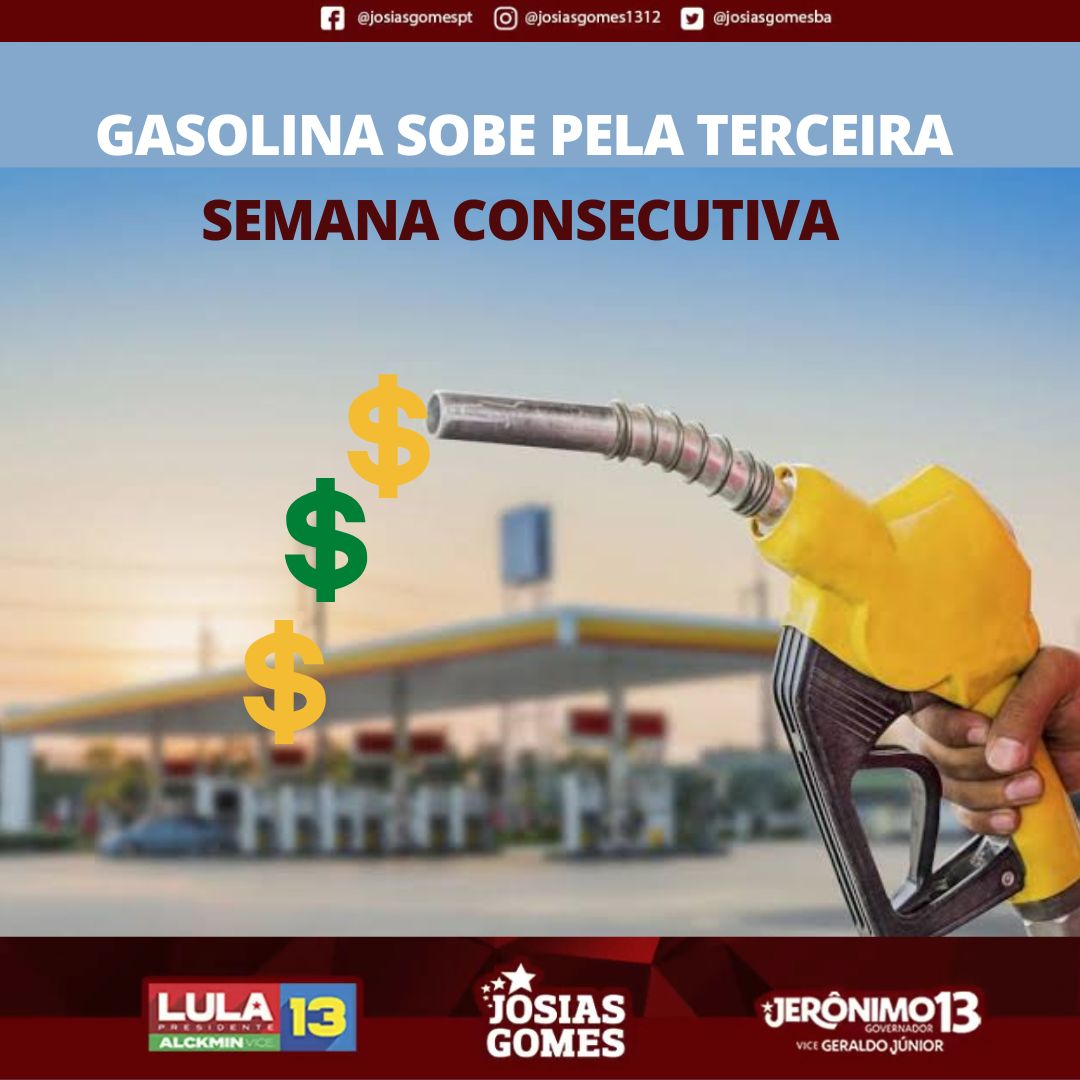 Bolsonaro Continua A Explorar O Povo Com Aumentos Na Gasolina