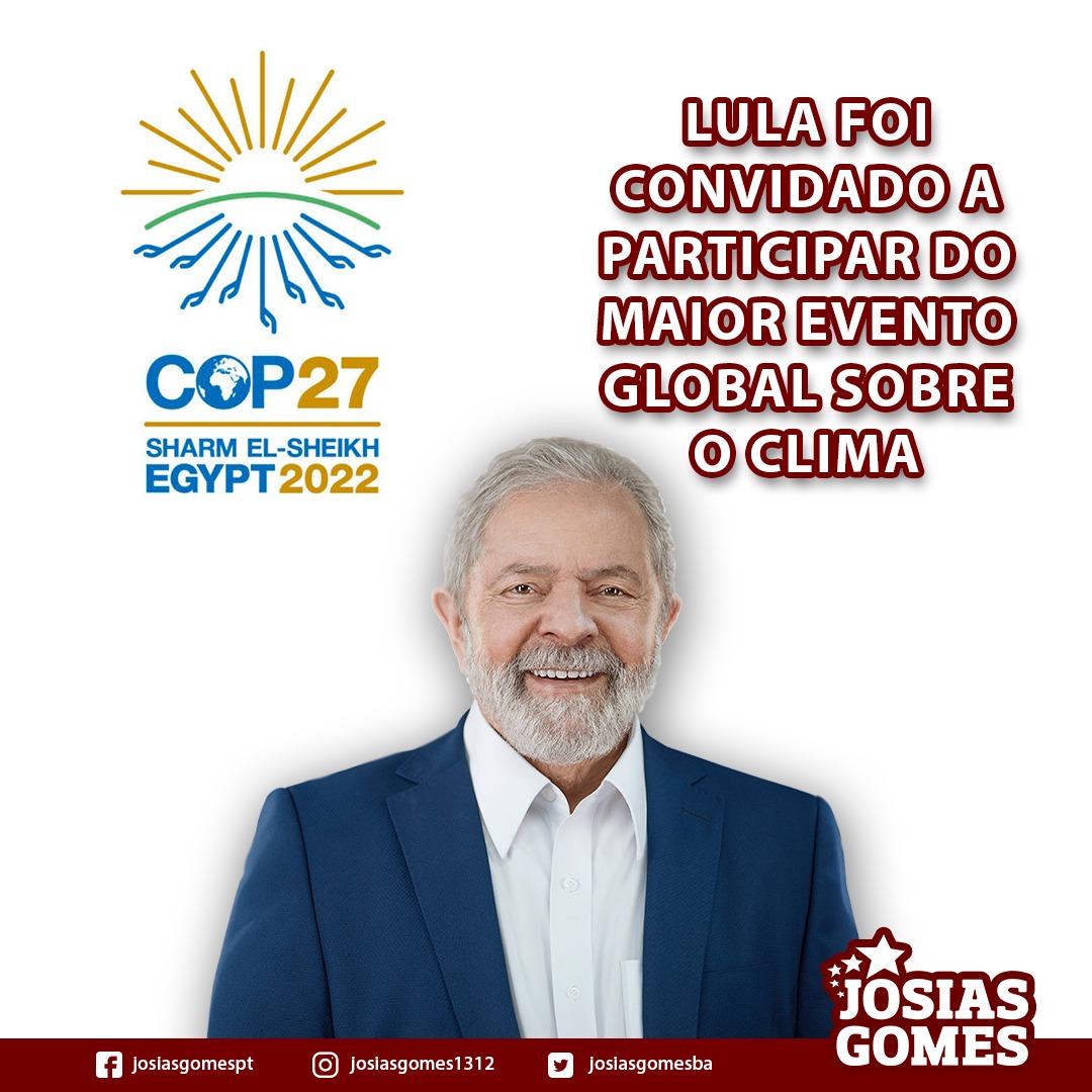 Lula Comparecerá A COP 27 E Reforça O Seu Compromisso Com A Questão Ambiental