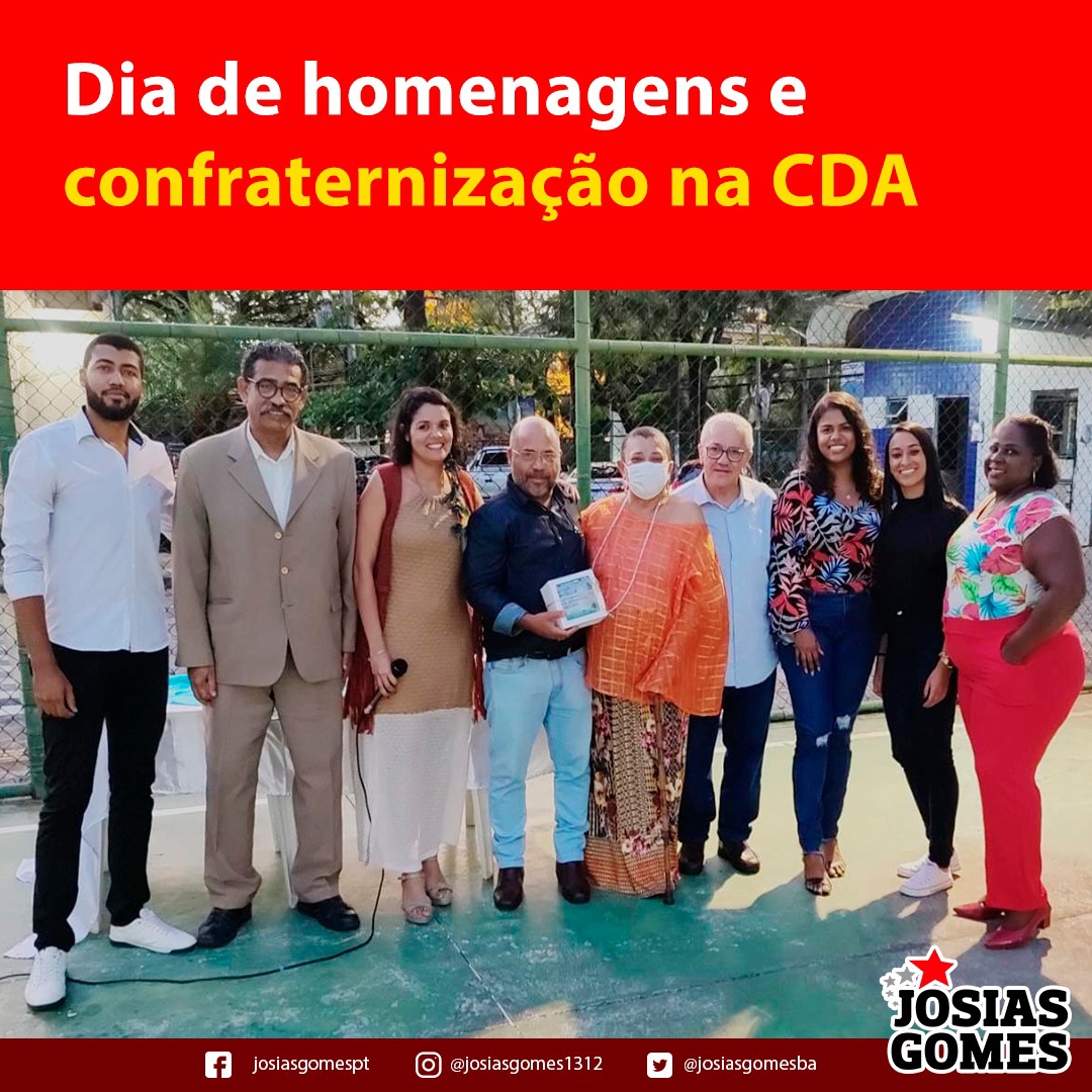 Confraternização E Homenagens Na CDA!