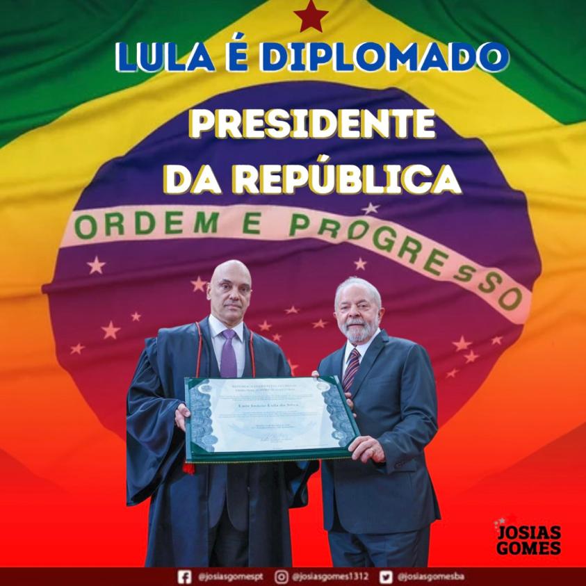 Lula é Diplomado Presidente Da República Pela Terceira Vez! A Verdade Venceu.