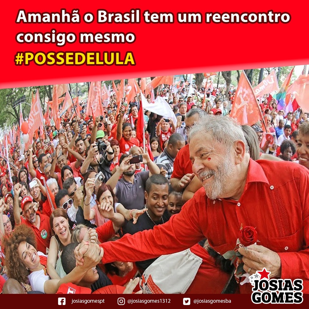 Posse De Lula Vai Fazer O Brasil Ser Feliz De Novo
