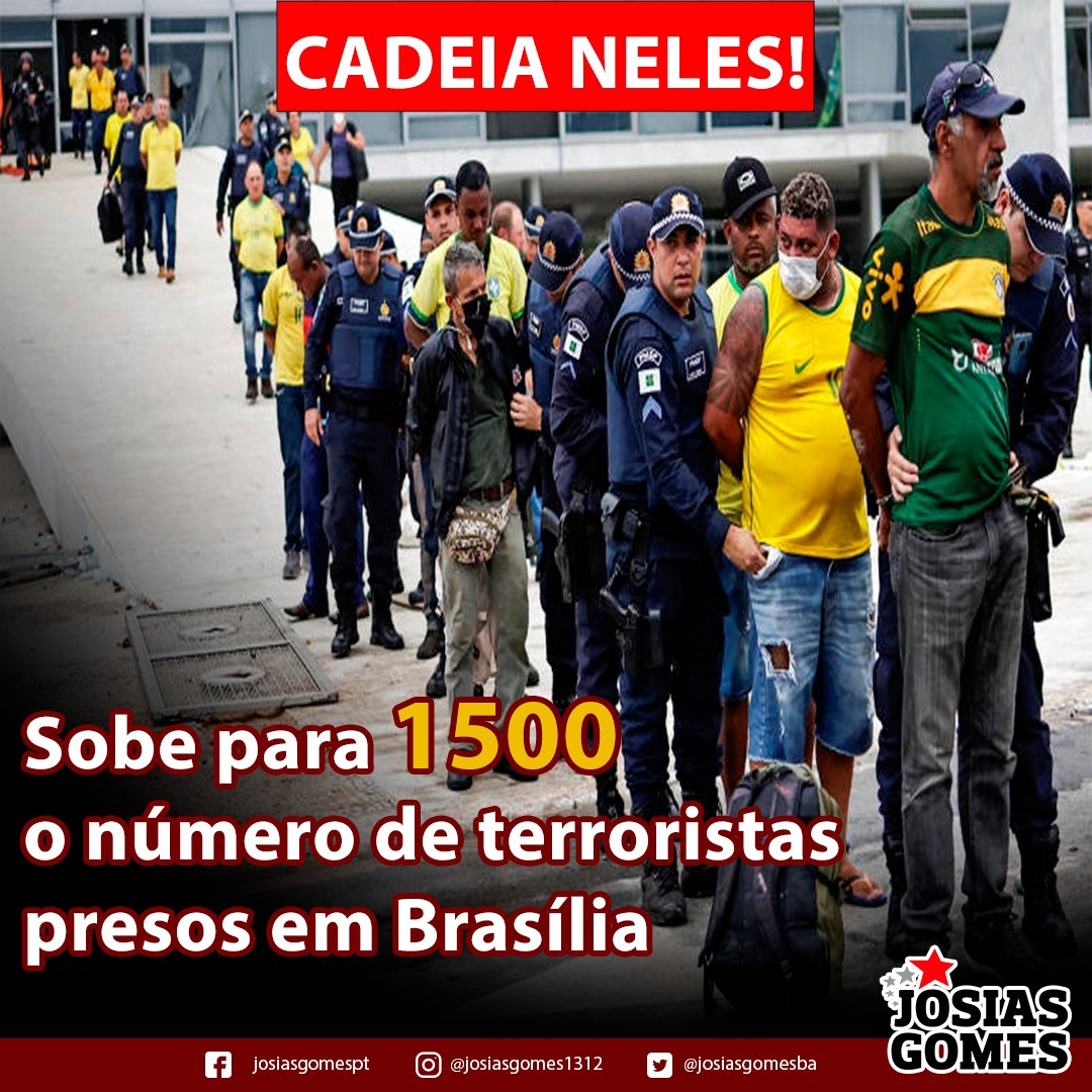 Golpistas Terroristas São Presos Em Brasília