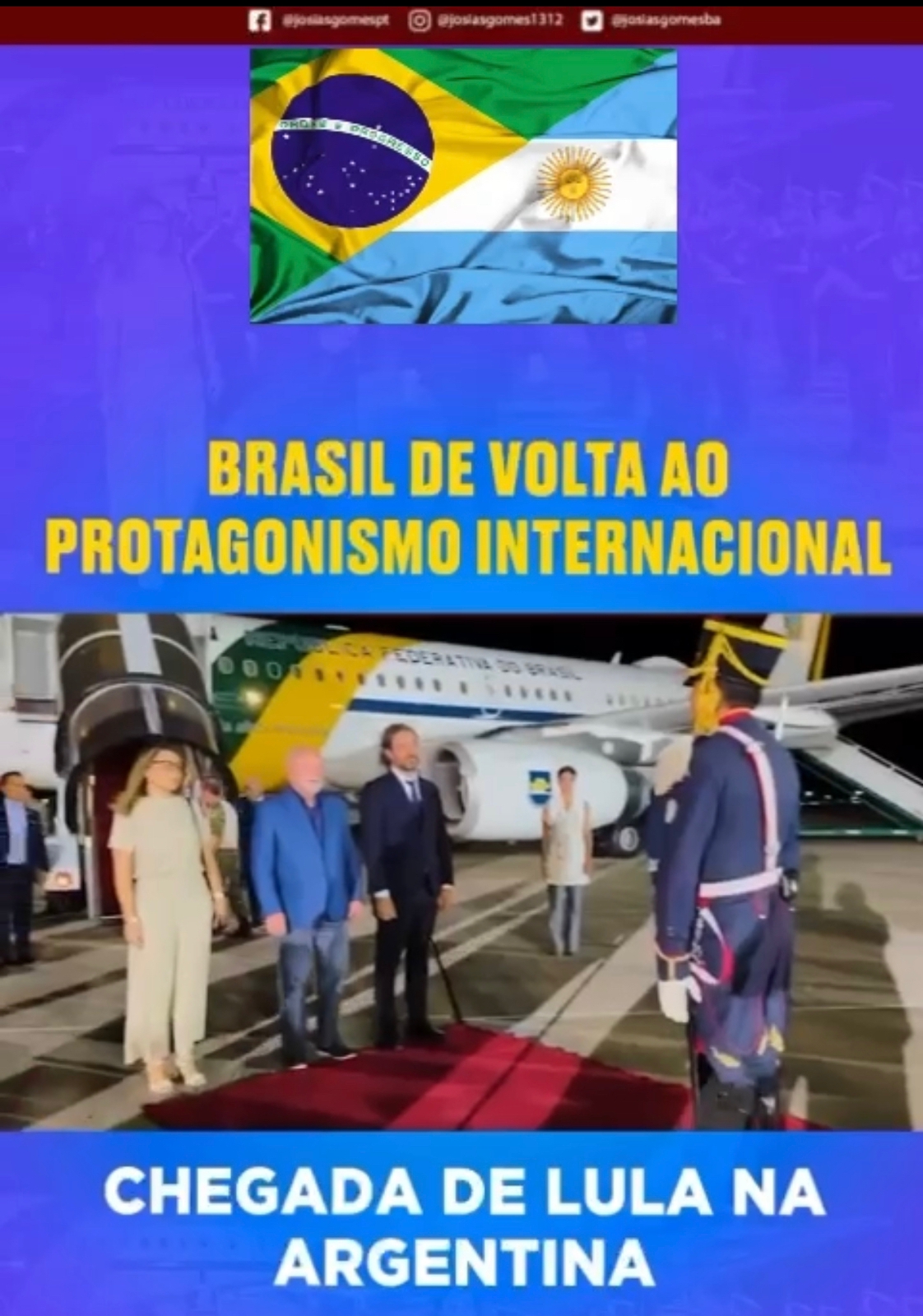 Missão Internacional De Lula Na Argentina