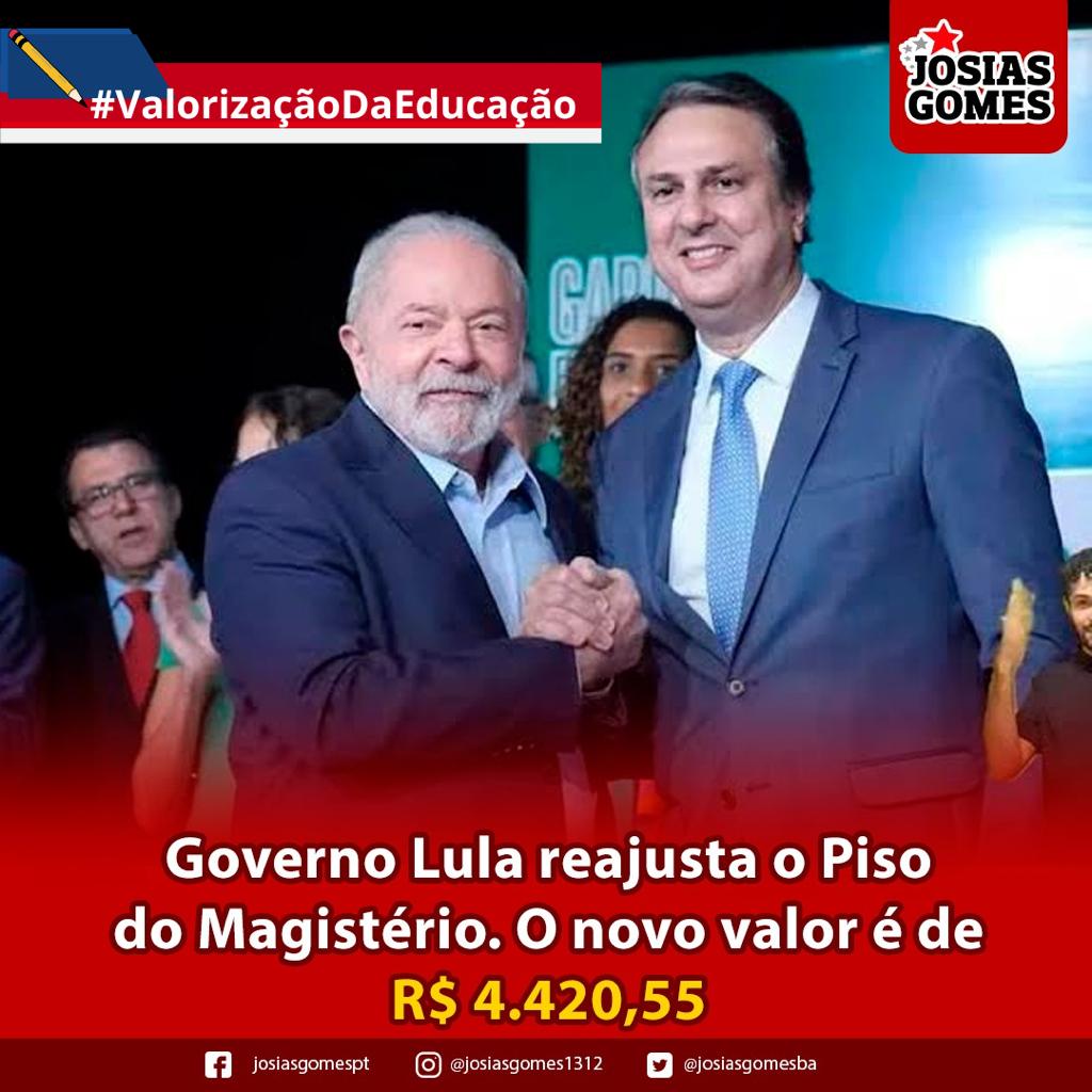 Governo Lula Concede Aumento Ao Piso Salarial Dos Professores