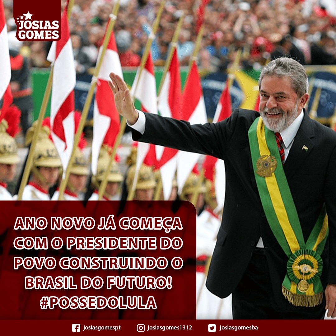 Posse De Lula! Bem-vindo, Brasil Do Futuro!