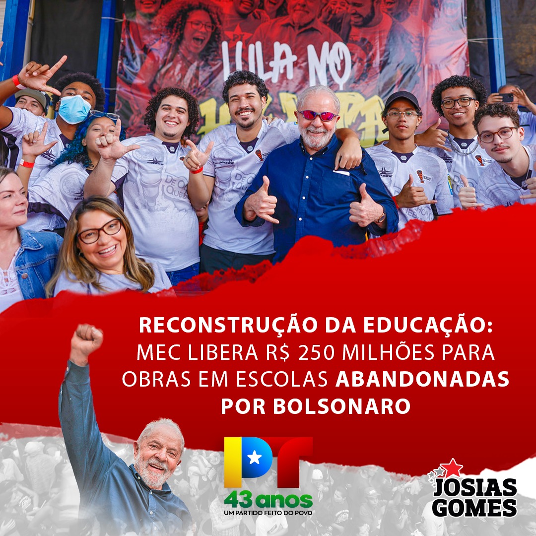 Governo Lula Retoma Obras Paralisadas Nas Escolas De Todo Brasil
