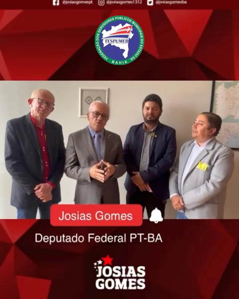 Reunião Com Dirigentes Da Federação Dos Servidores Públicos Municipais Da Bahia (FESPUMEB)