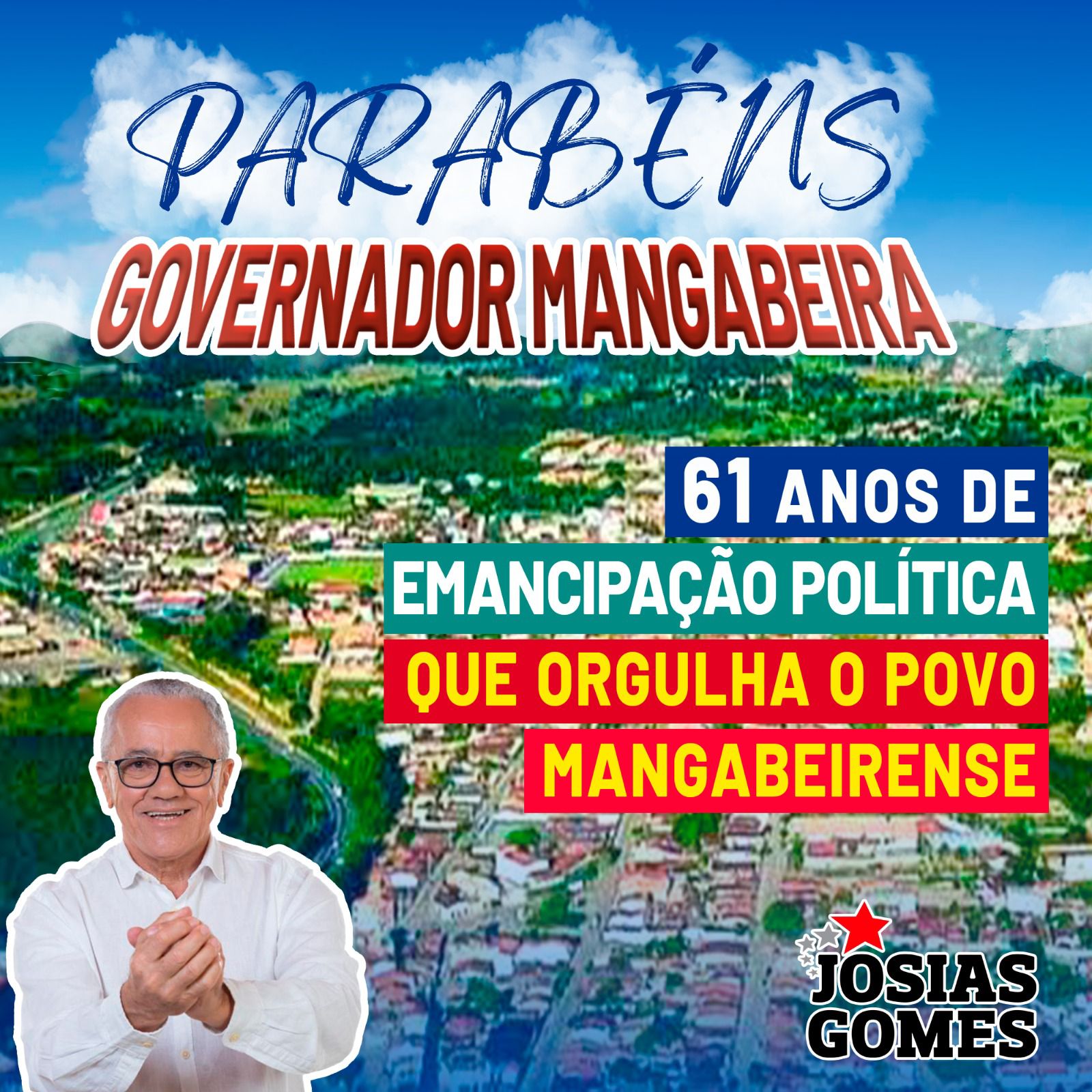 Governador Mangabeira Completa 61 Anos De Emancipação Política