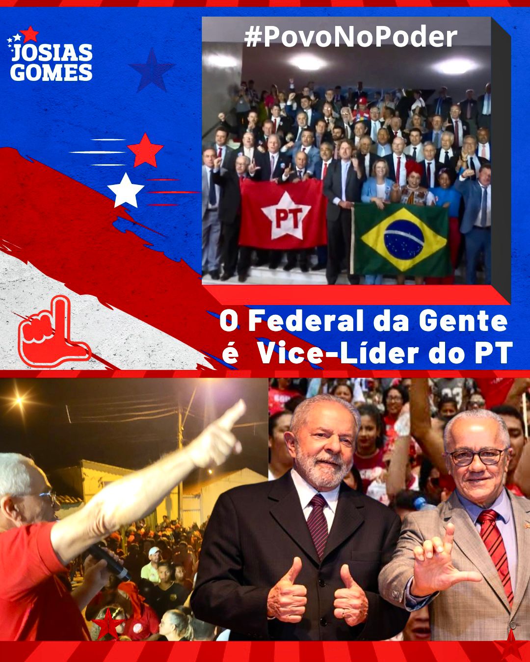 Deputado Federal Josias Gomes, Vice-Líder Do PT Na Câmara
