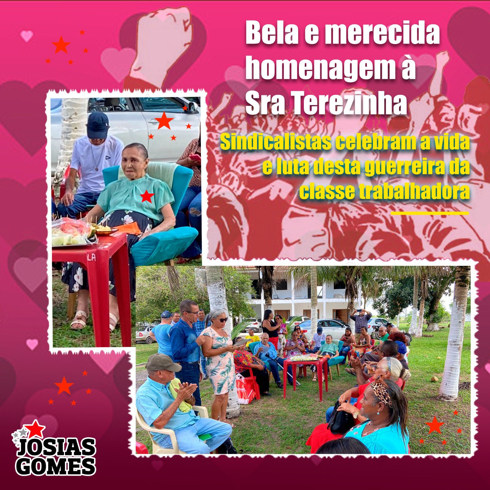 Feliz Aniversário, Sra Terezinha! 88 Anos De Luta E Amor Ao Povo Brasileiro