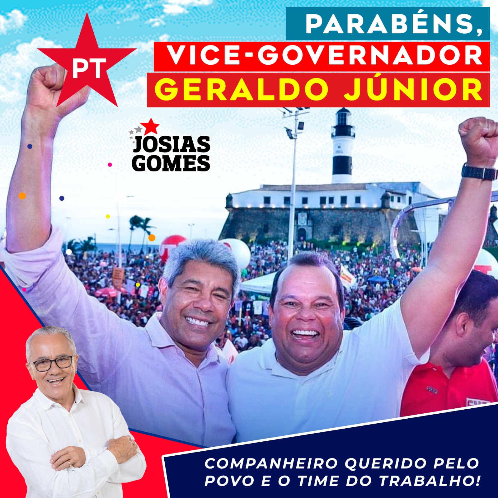 Parabéns, Vice-governador Da Bahia, Geraldo Jr.
