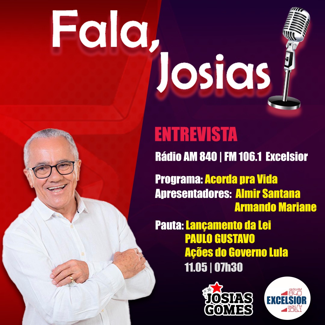 Entrevista Na Rádio Excelsior Com O Tema Lula Na Bahia