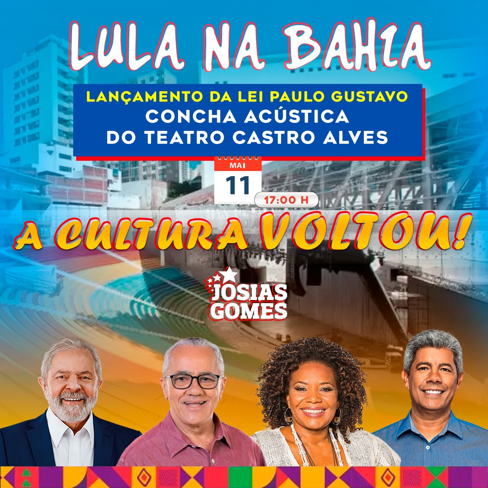 Amanhã é Dia De Lula Na Bahia!