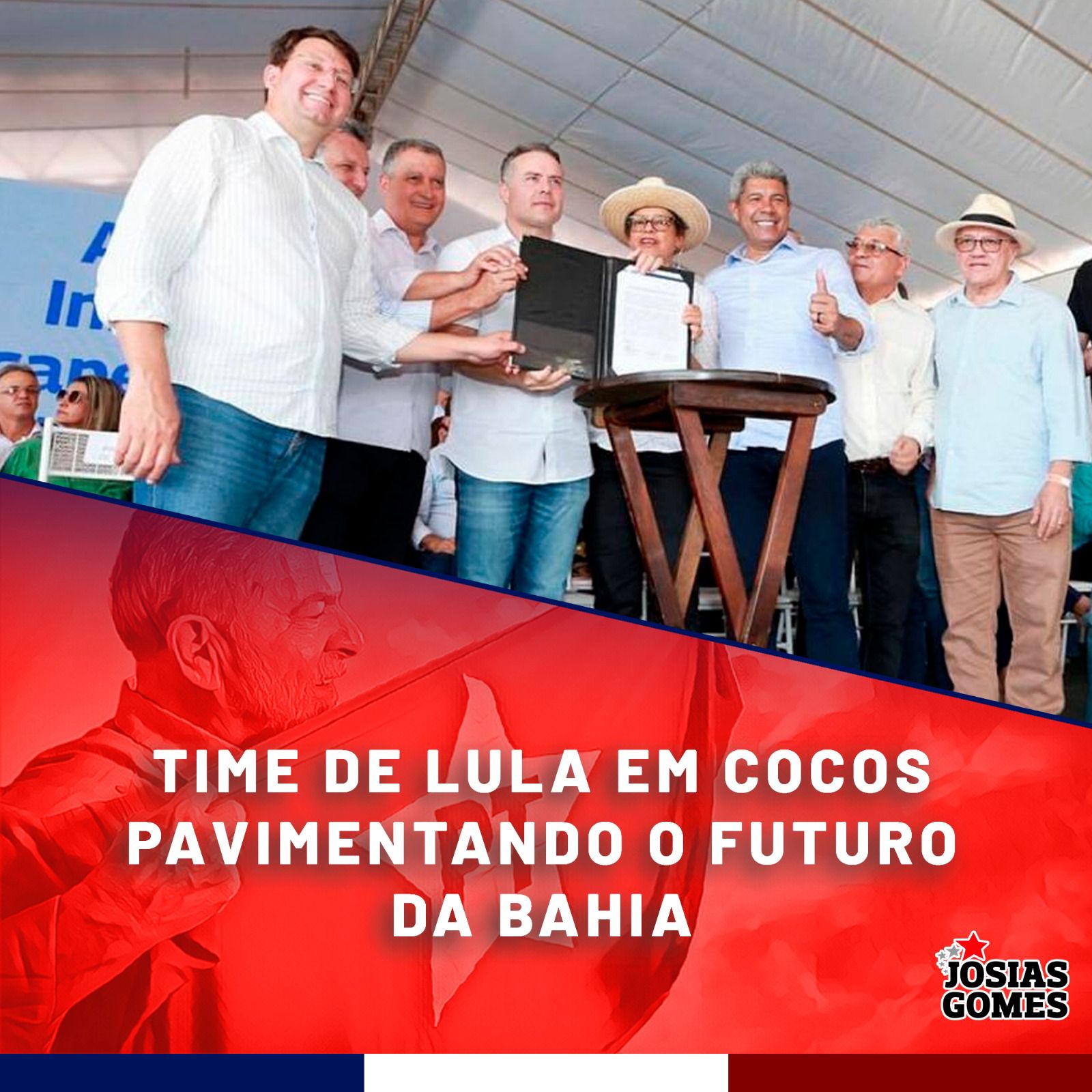 Comitiva De Lula Na Bahia Com Os Ministros Rui Costa E Renan Filho Garantem R$ 303 Milhões Em Investimentos Nas Rodovias Baianas