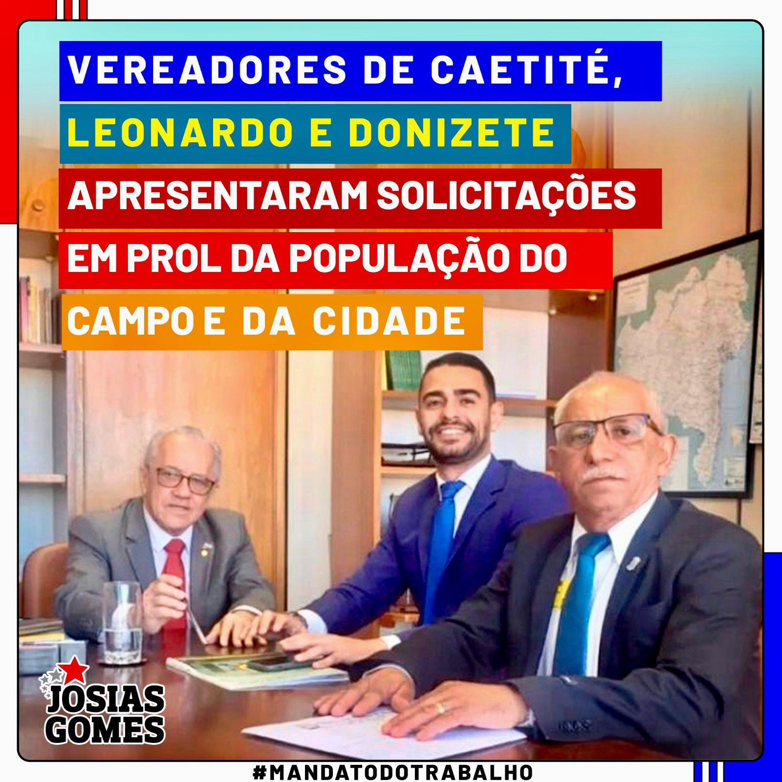 Léo E Donizete São Vereadores Que Representam O Povo De Caetité