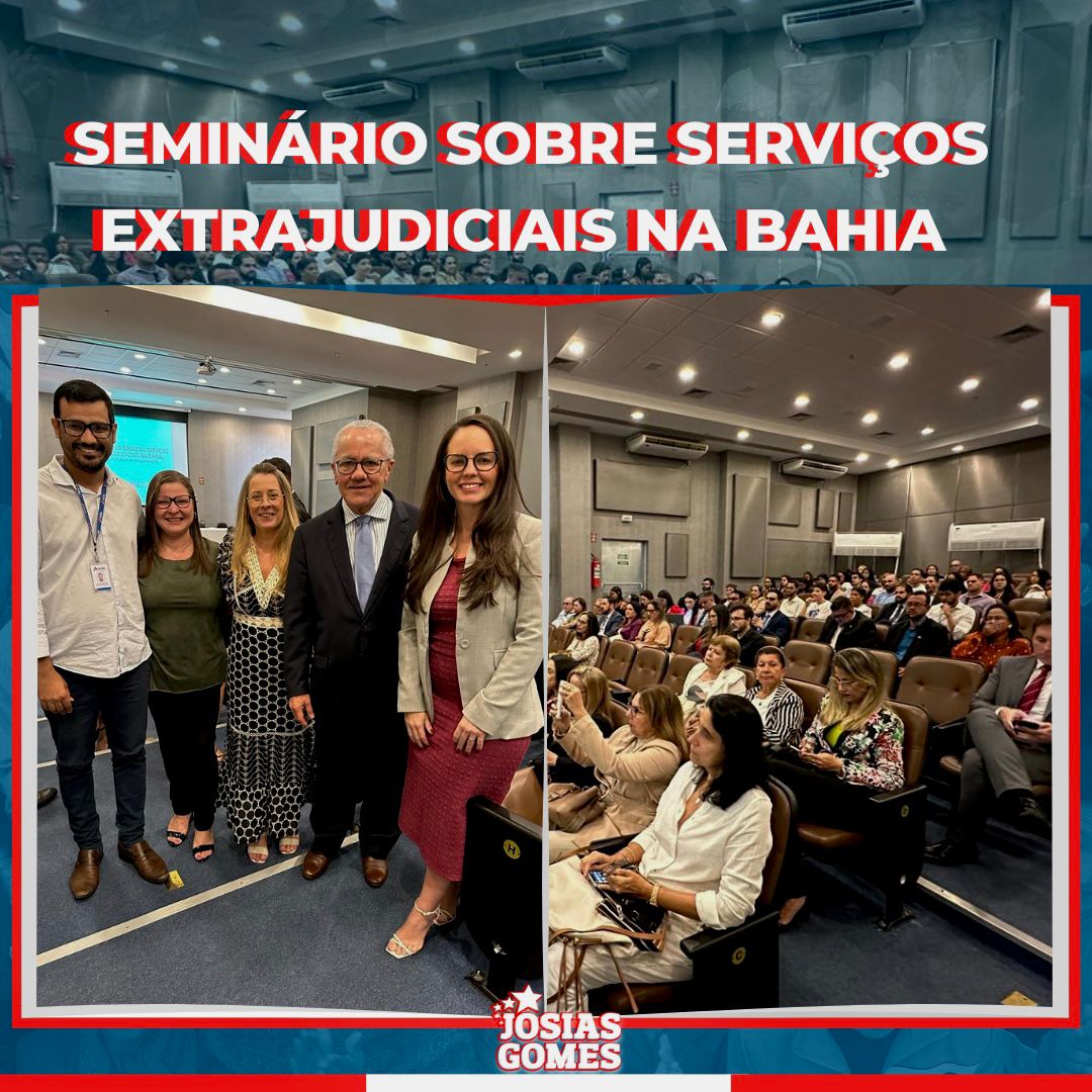 Participei Na ALBA Do Seminário Sobre Os Serviços Extrajudiciais Da Bahia