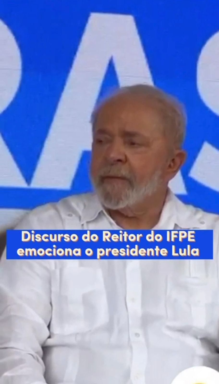 Lula Se Emociona Com A Trajetória Da Estudante Cíntia