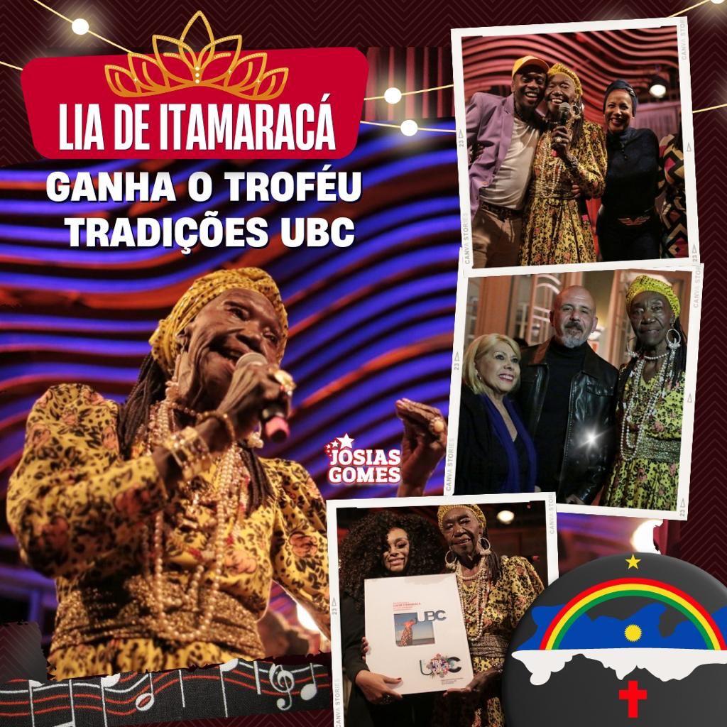 Lia De Itamaracá é Premiada Pela União Brasileira De Compositores