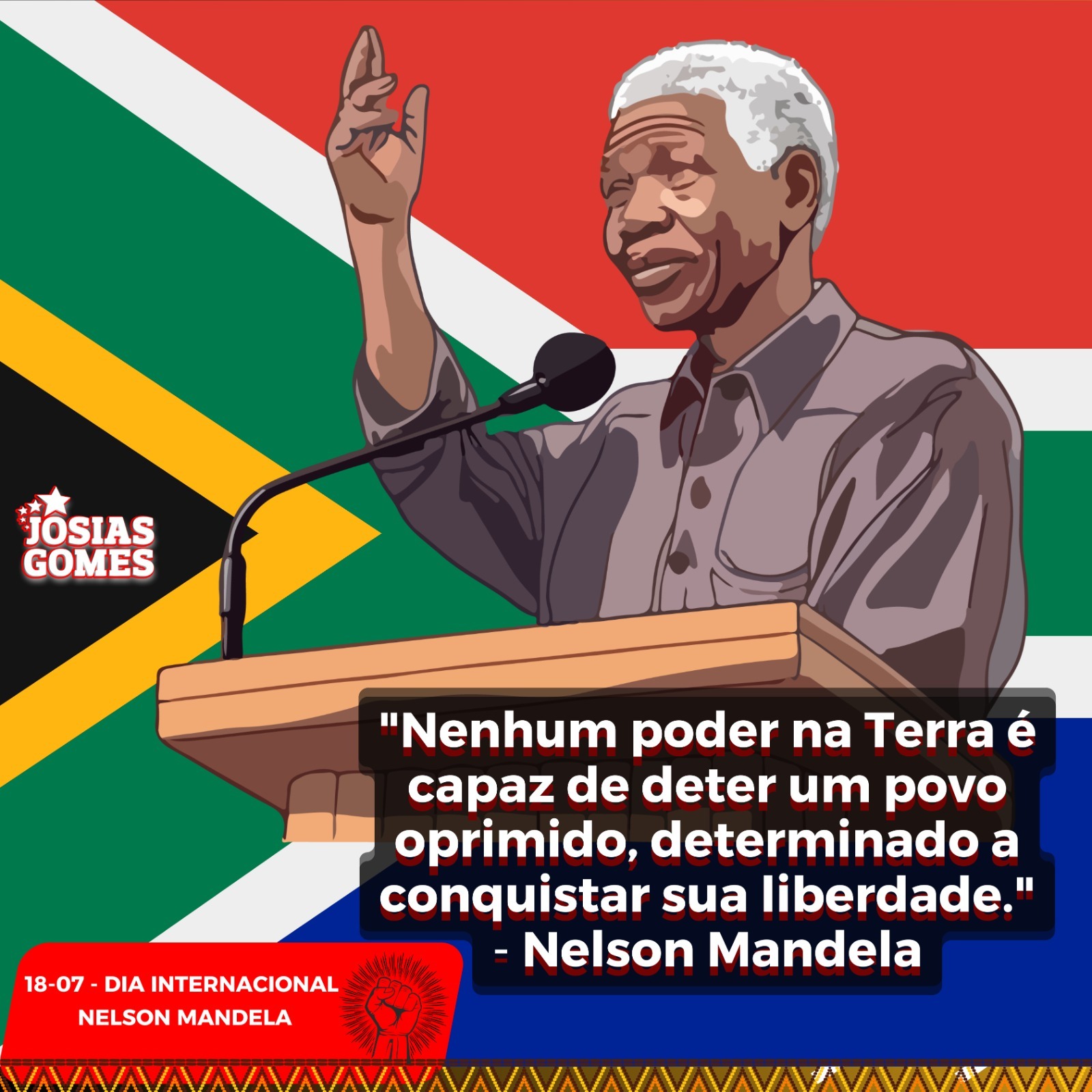 Viva Nelson Mandela! O Condor Que Trouxe Luz E O Grito De Liberdade Dos Oprimidos.