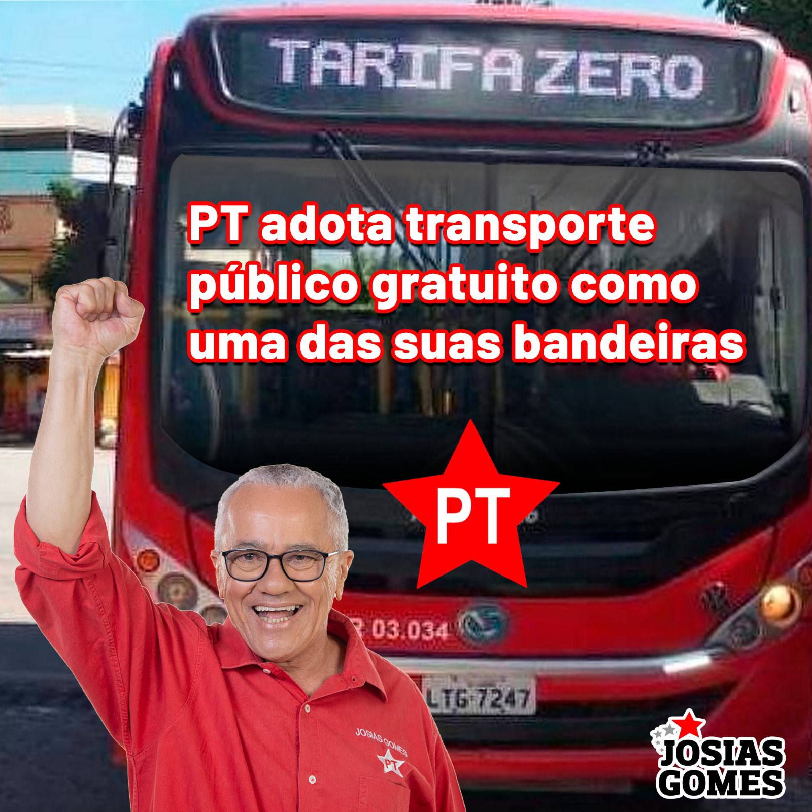 O Partido Dos Trabalhadores Defende A Adoção De Tarifa Zero Para O Transporte Público!