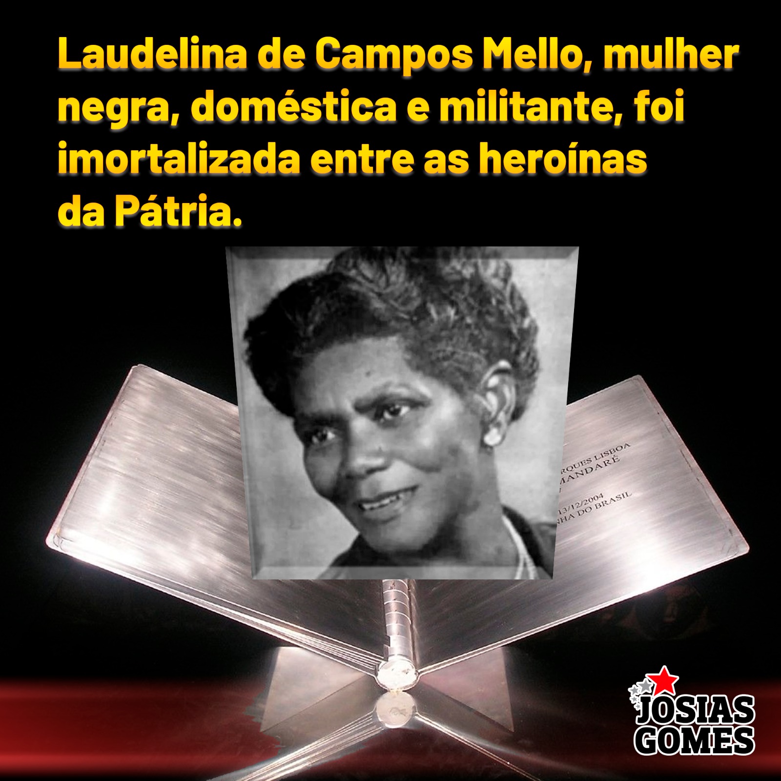 Laudelina De Campos Mello, Heroína Da Pátria!