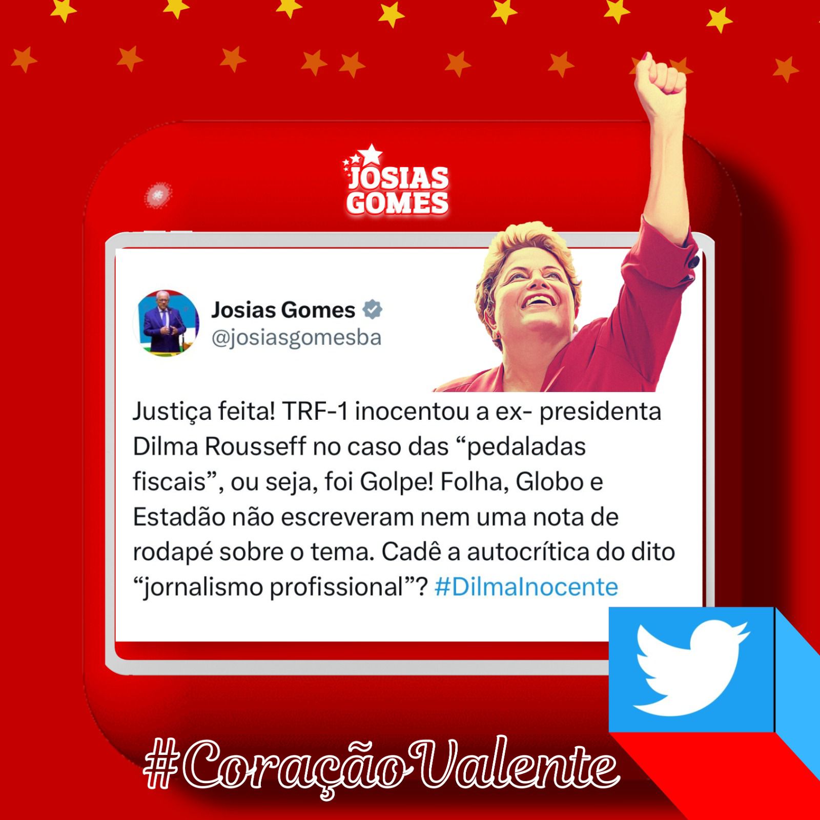 TRF-1 Declara Dilma Inocente! A Grande Mídia Permanece Com O Silêncio Da Injustiça