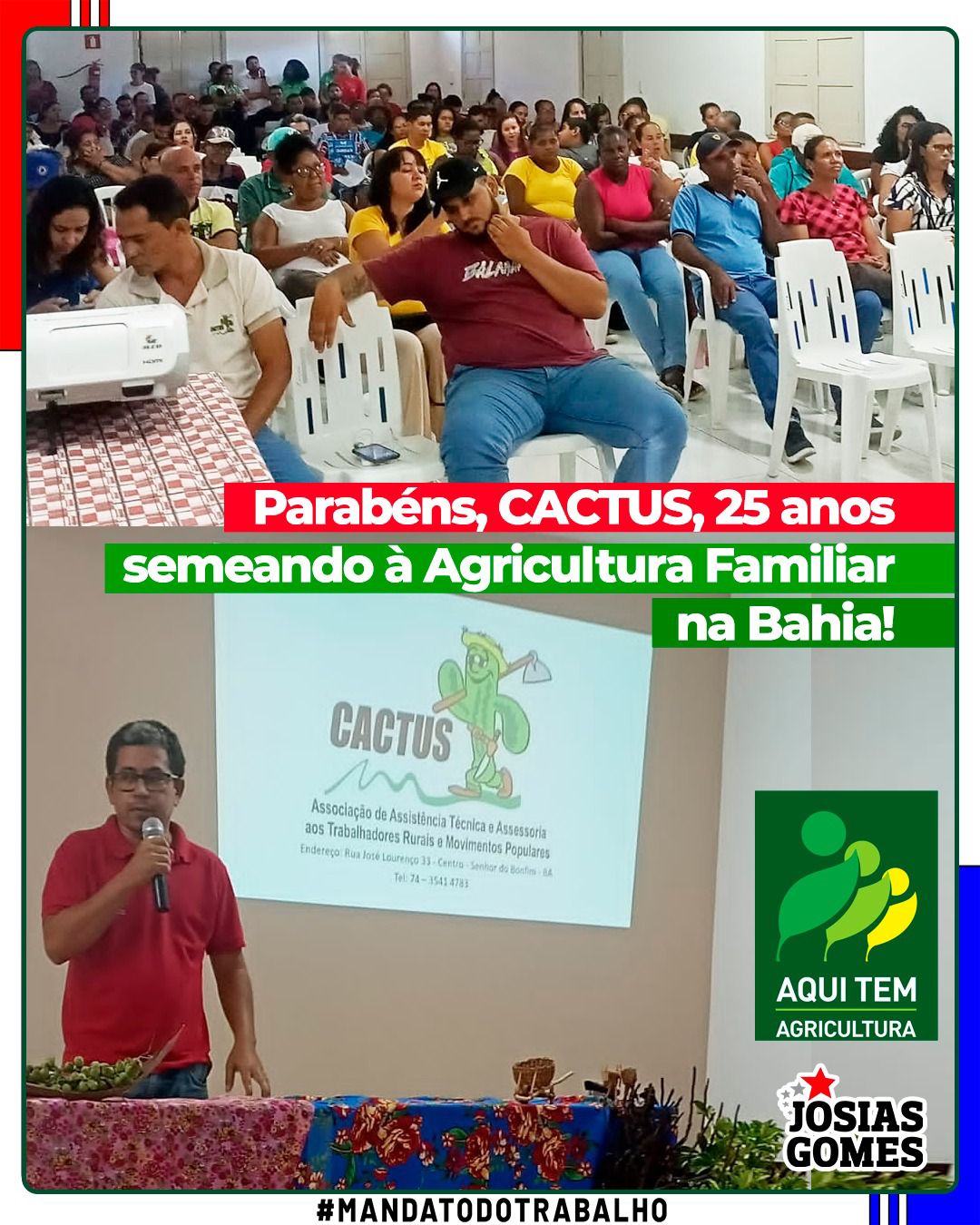 CACTUS, 25 Anos A Serviço Da Agricultura Familiar!