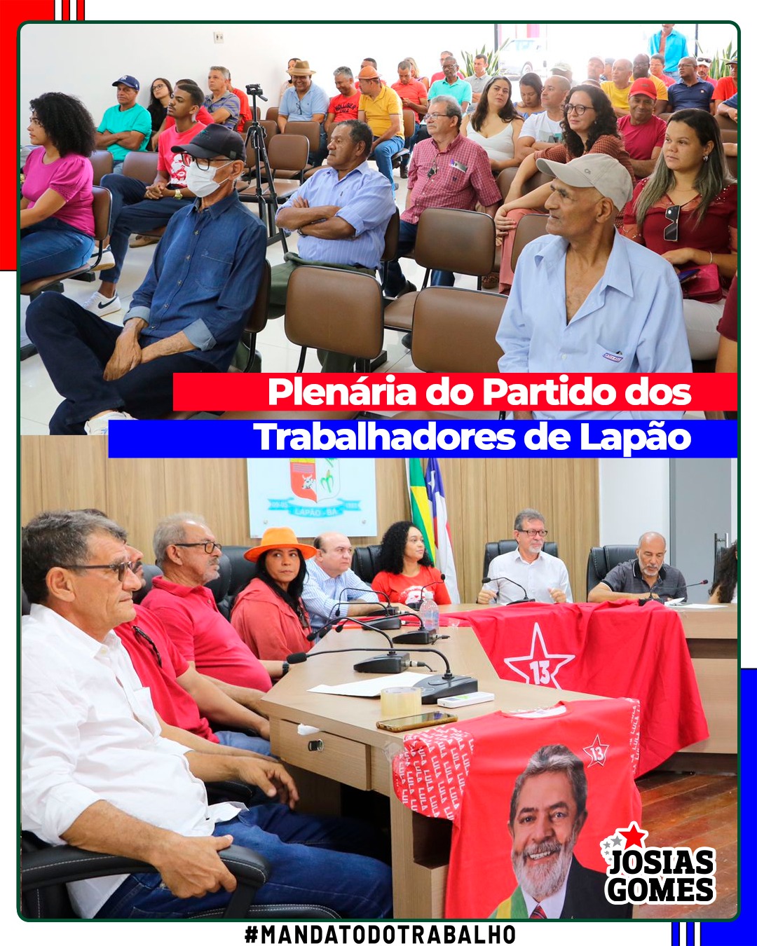 Encerramos Uma Série De 300 Plenárias Na Bahia No Município De Lapão. Viva O Partido Dos Trabalhadores!