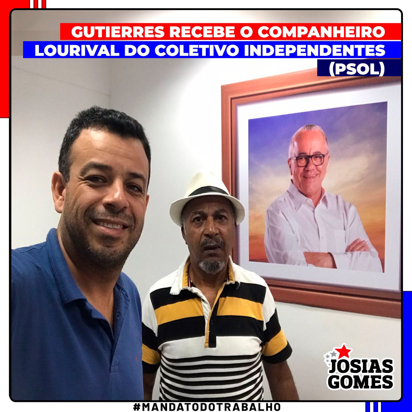 Mandato Josias Gomes Recebe O Companheiro Lourival Do Coletivo Independentes