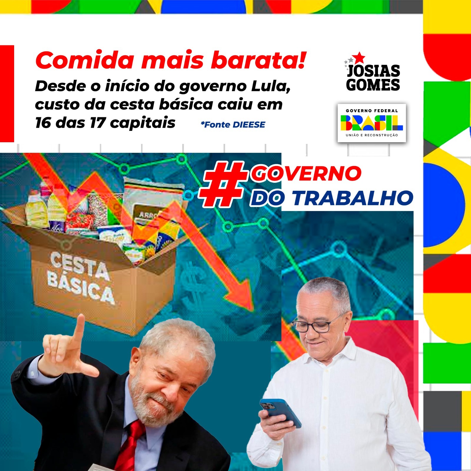 Governo Lula Derrubou O Preço Da Cesta Básico Em Todo Brasil