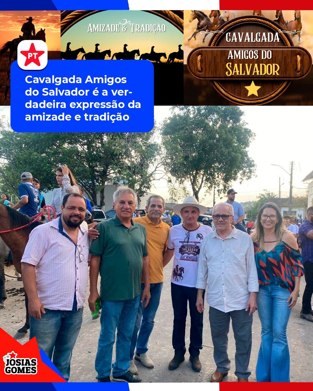 Grande Cavalgada Amigos Do Salvador No Município De Vereda