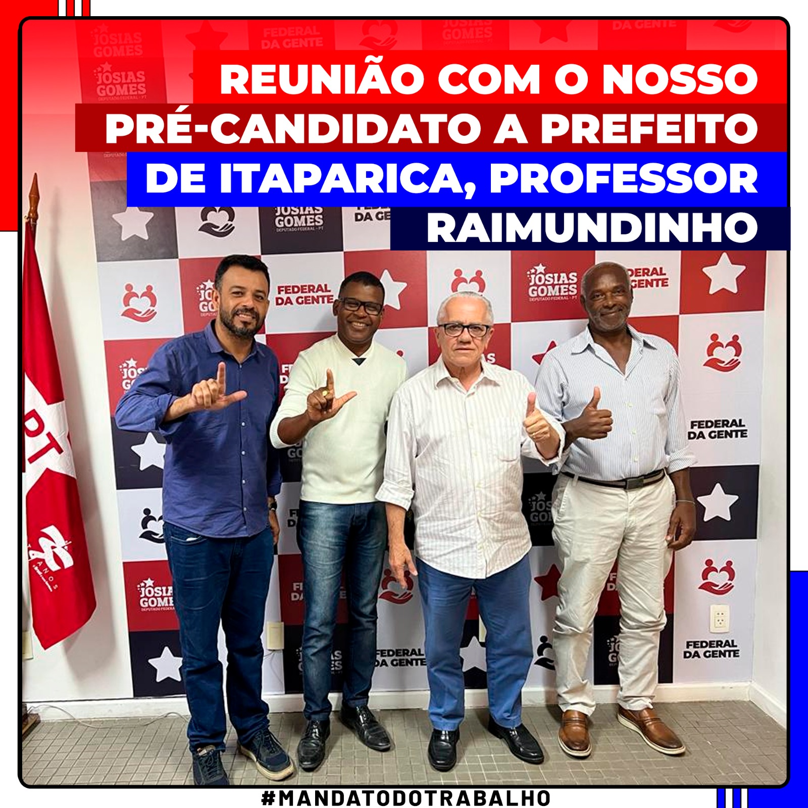Segue O Líder Professor Raimundinho! Vamos Juntos Por Itaparica