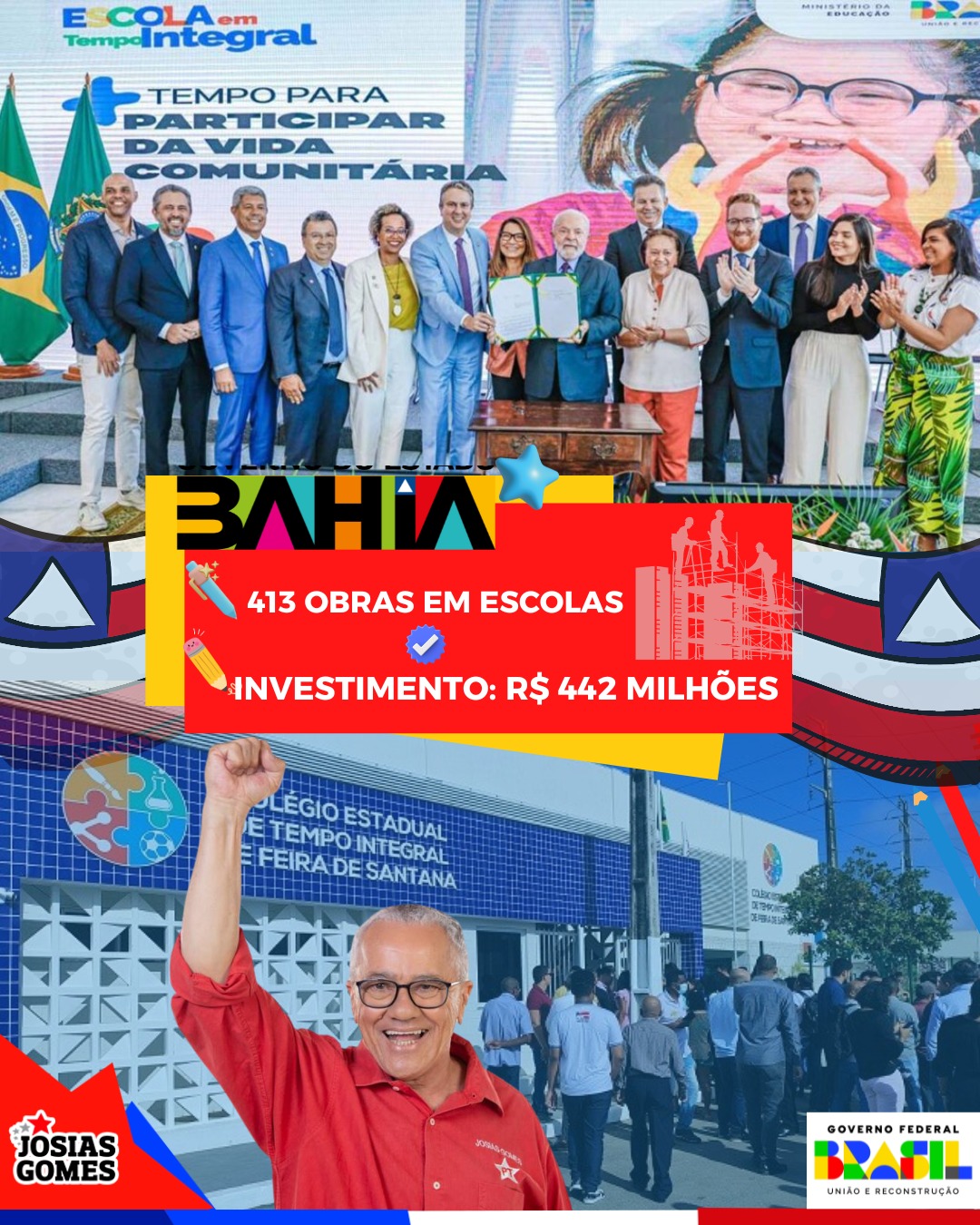 Governo Lula Retoma Centenas De Obras Para Fortalecer A Educação Da Bahia