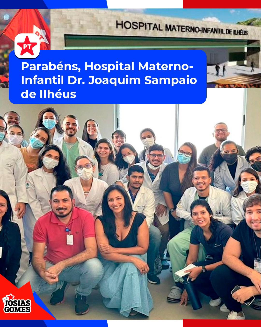 Em 2023, O Hospital Materno Infantil Dr. Joaquim Sampaio Realizou 65.504 Atendimentos Médicos Especializados