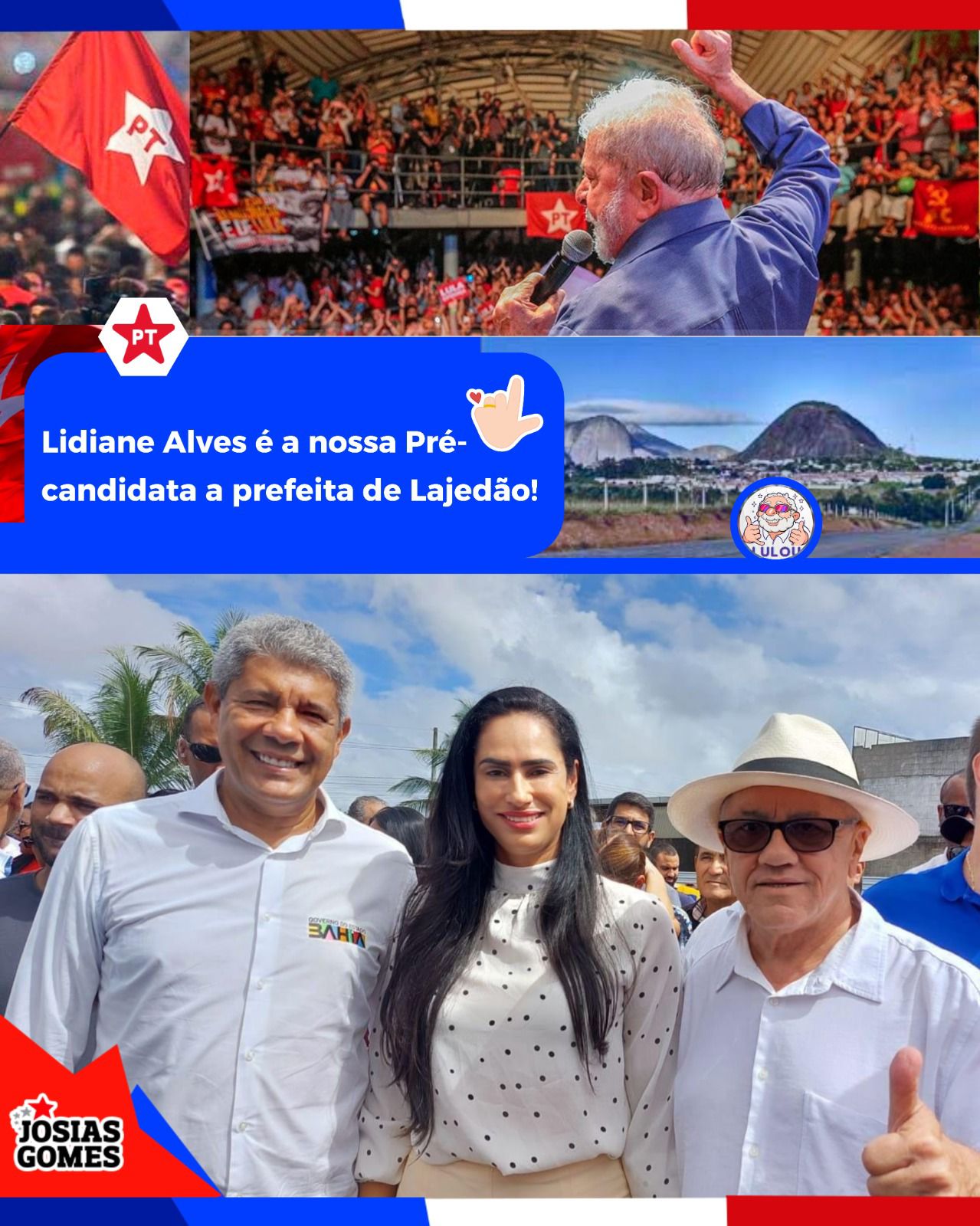 Lidiane é A Pré-candidata Do Time De Lula, Jerônimo E Josias!
