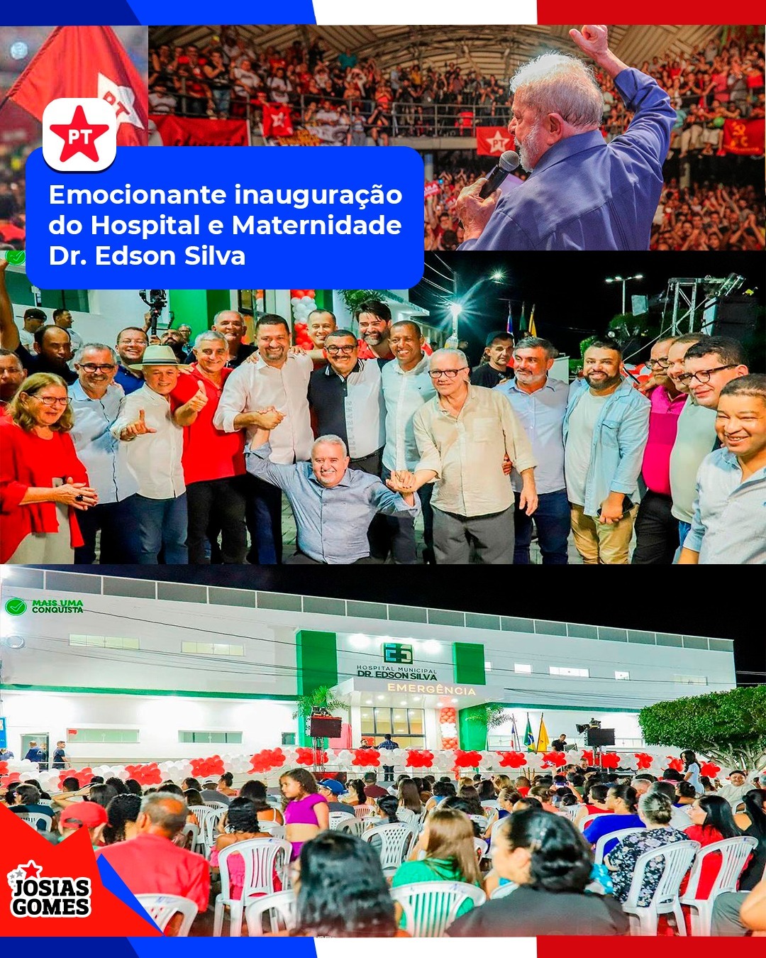 Inauguração Do Hospital E Maternidade Dr. Édson Silva De Queimadas Foi Um Sucesso
