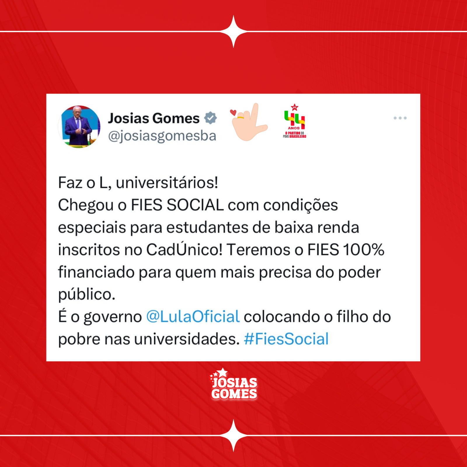 Governo Lula Lança O FIES Social