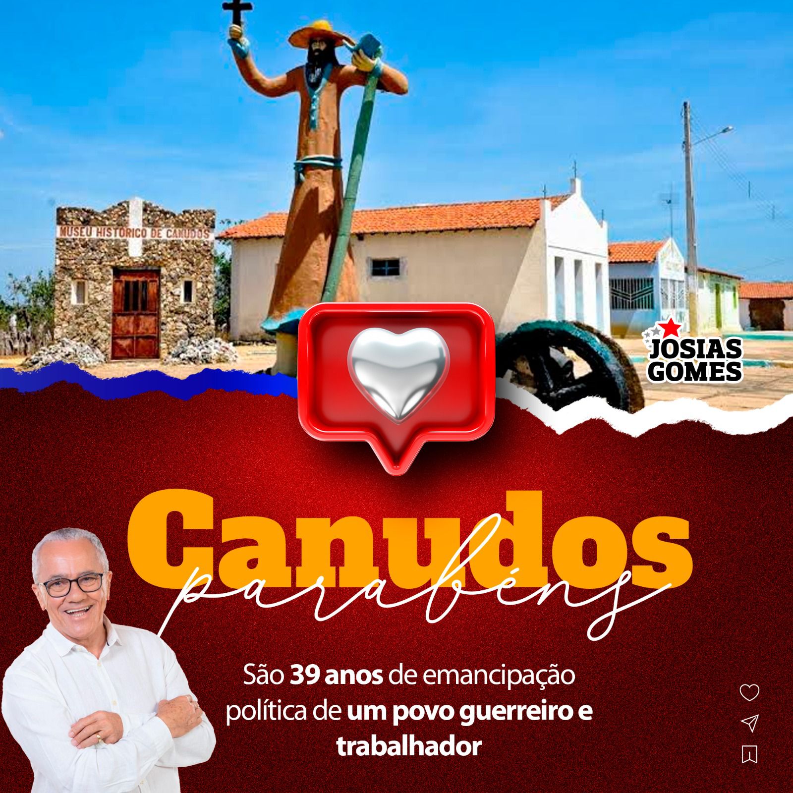 Parabéns, Histórica Canudos!